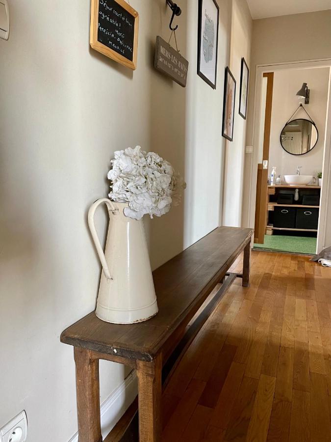 L'Appartement Mersois - 50M De La Mer & Cosy Esterno foto